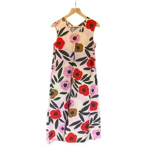 Marimekko Pink and Red Floral Dress